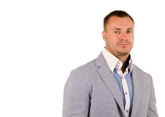 Attractive man with a beautiful smile