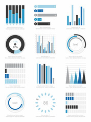 set of infographics elements