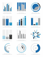 set of infographics elements