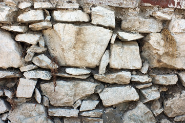 Wall made of stones