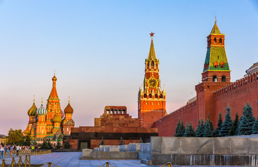 St. Basil Cathedral, Mausoleum of Lenin and Kremlin - Moscow