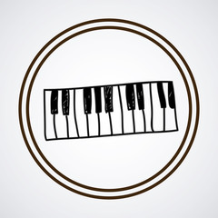 Fototapeta premium Music design
