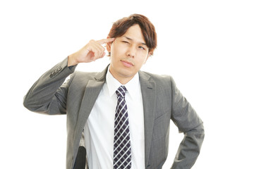苦悩するビジネスマン