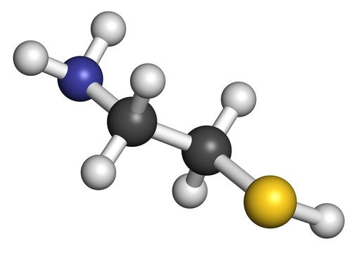 Cysteamine Huntington's disease drug molecule.