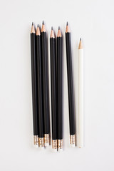 pencil on white