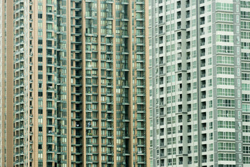 Naklejka premium Closeup of modern building