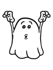 Erschreckender kleiner frecher Geist