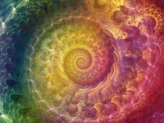 Selbstklebende Fototapeten Spiral Background. © agsandrew