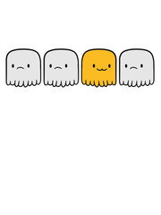 Cute Funny Be Different Ghosts