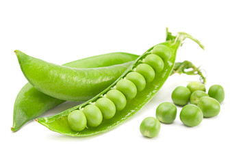 Open peas vegetable