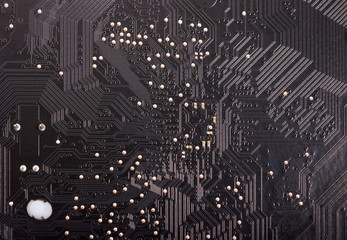 Electronic collection - backside computer mainboard