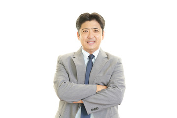 笑顔のビジネスマン