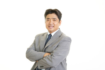笑顔のビジネスマン