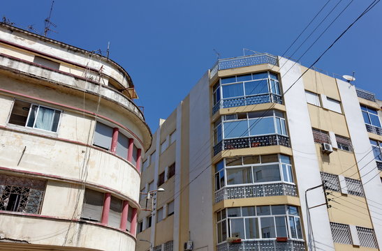Immeubles en coin de rue, Maroc