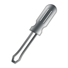 Isolated screwdriver or settings icon