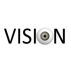 Vision text logo