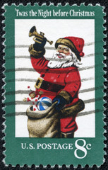 U.S. Christmas postage stamp to show Santa Claus