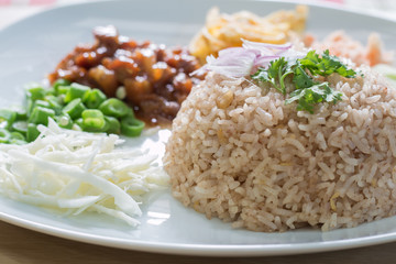 Rice Mixed with Shrimp paste