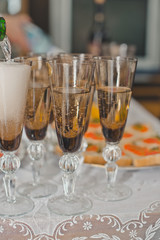 Glasses on a table 903.