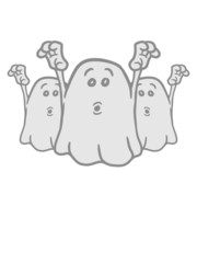 3 Erschreckende kleine freche Geister Team