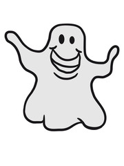 Grinsender glücklicher Geist