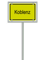 Koblenz - Ortsschild