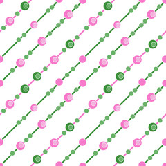 Circle seamless kids pattern background