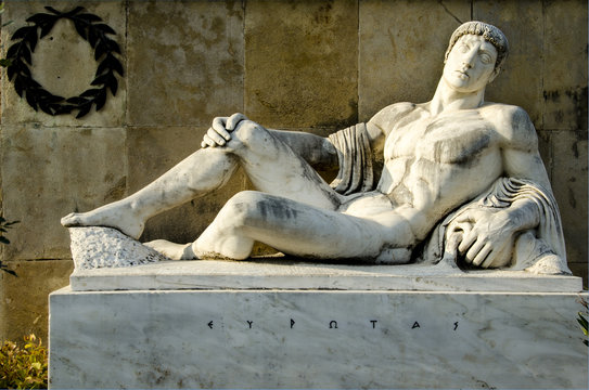 King Eurotas, from the monument of Leonidas, Thermopylae.