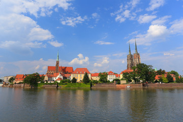 Wrocław - Ostrów Tumski - Panorama © Rochu_2008
