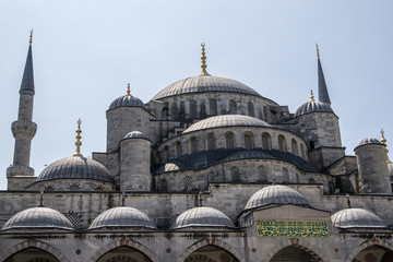 Fototapeta na wymiar Moschea blu, nel chiostro - Istanbul