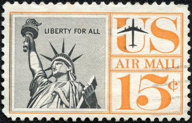 United States Airmail Postage Stamp