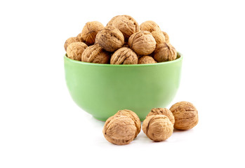 walnuts in dish