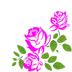 Flowers pattern.Vector