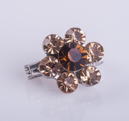 brooch. brooch on the background