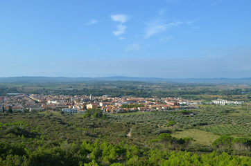 view from montgri massif
