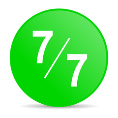 7 per 7 internet icon