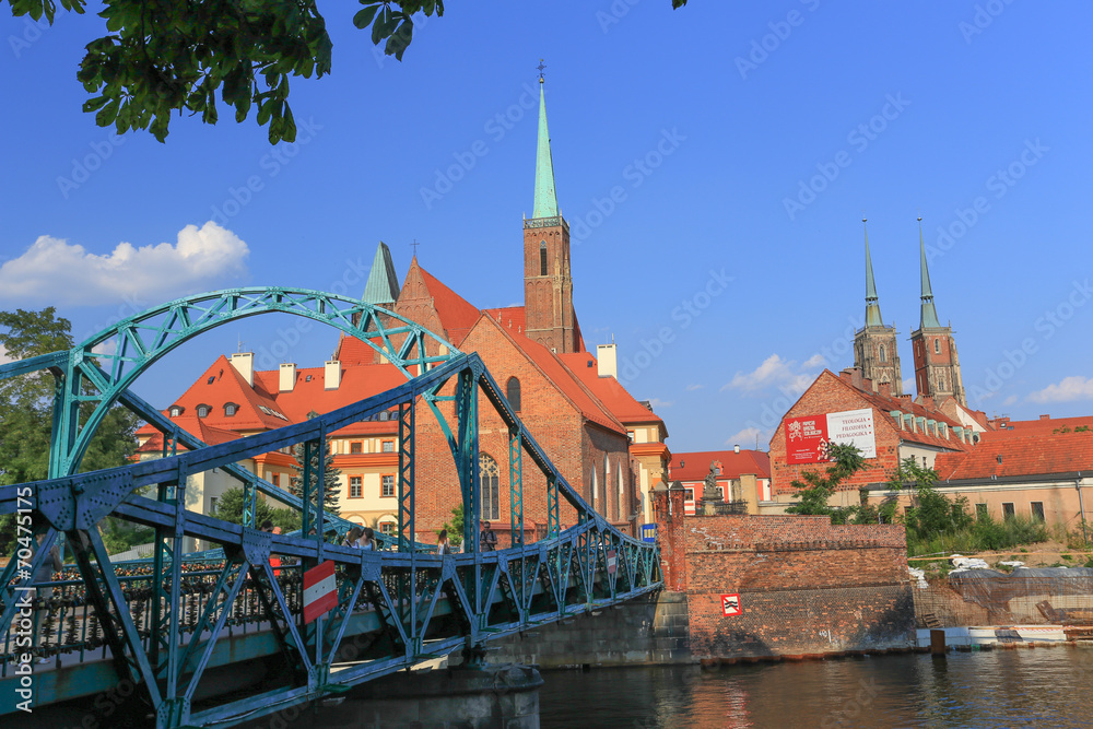 Poster Wrocław - Ostrów Tumski