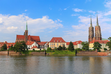 Wrocław   Ostrów Tumski   Panorama © Rochu_2008
