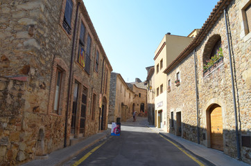 Fototapeta na wymiar street in spanish village