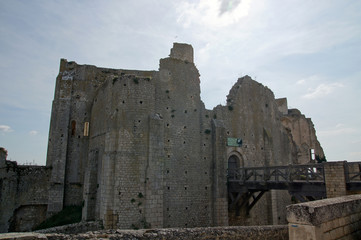 Fototapeta na wymiar Chateau des évêques ou baronnial à Chauvigny