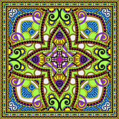 Traditional ornamental floral paisley bandanna