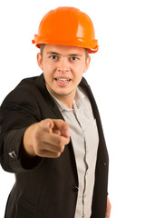 Angry young structural engineer or architect