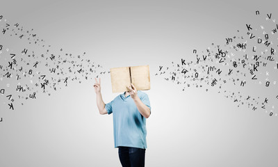 Fototapeta premium Guy with book