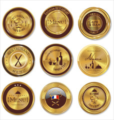 Restaurant golden labels