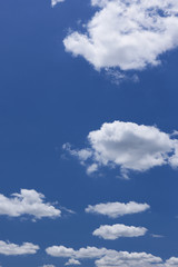 Obraz premium 夏の青空と雲