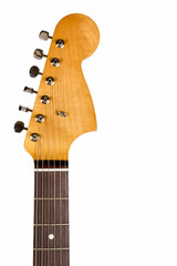 Obraz premium Headstock of the classic electric guitar