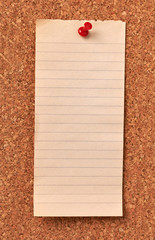 note paper corkboard label message post it