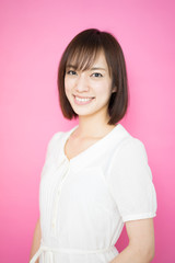 Fototapeta premium 笑顔の女性