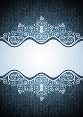 Abstract vector floral illustration.