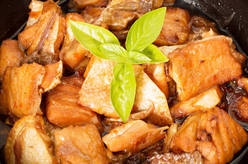 Vietnamese caramelized fish in clay pot - Ca Kho To